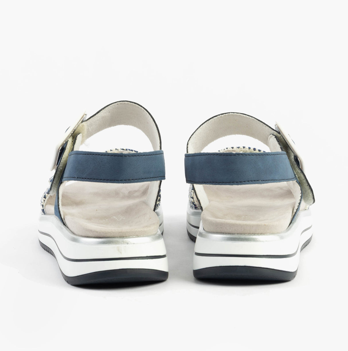 Remonte D1J53-14 Womens Sandals Blue Combination