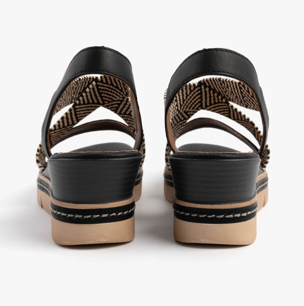 Remonte D2L54-03 Womens Sandals Black Combination