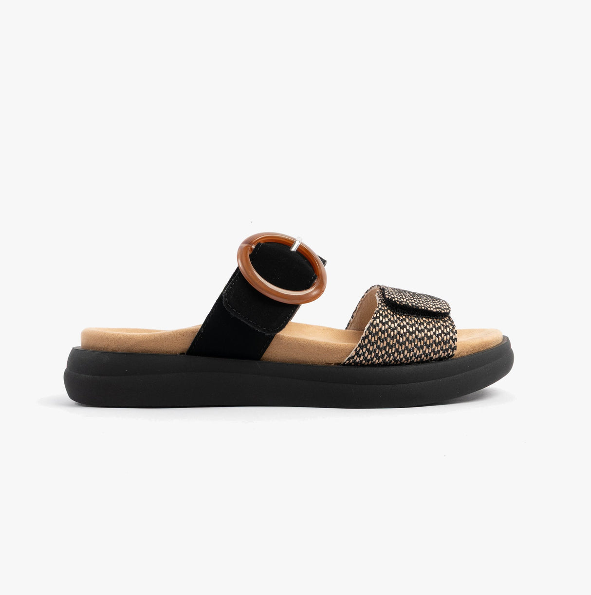 Remonte D2N51-03 Womens Sandals Black Combination