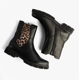 Remonte D2S70-03 Womens Side Zip Chelsea Boots Black