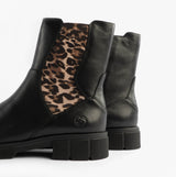 Remonte D2S70-03 Womens Side Zip Chelsea Boots Black