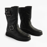 Remonte D3980-00 Womens Mid Calf Boots Black