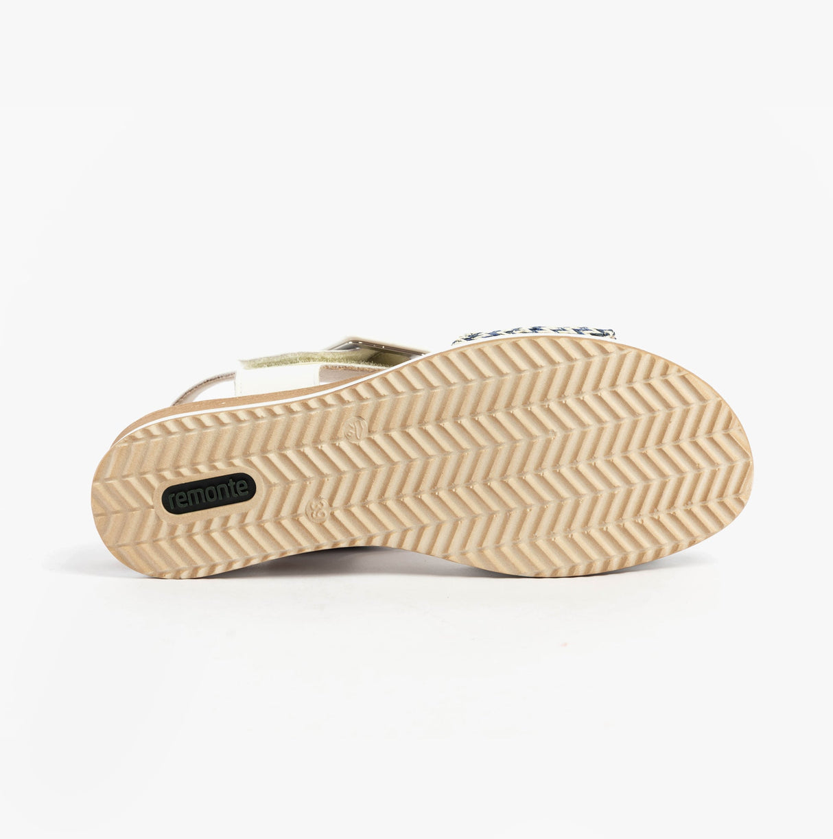 Remonte D6453-80 Womens Sandals White Combination