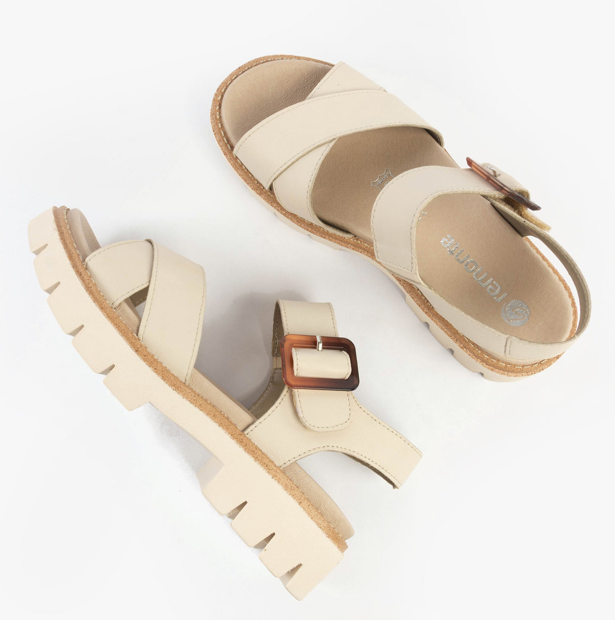 Remonte D7950-60 Womens Sandals Beige