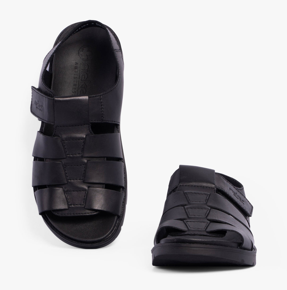 Rieker 24262-00 Mens Sandals Black