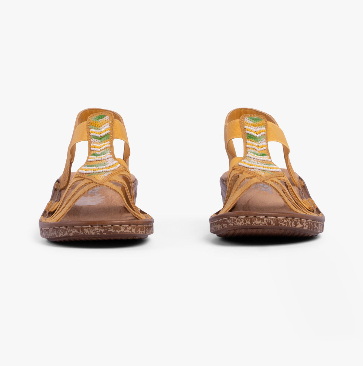 Rieker 62808-68 Womens Sandals Yellow