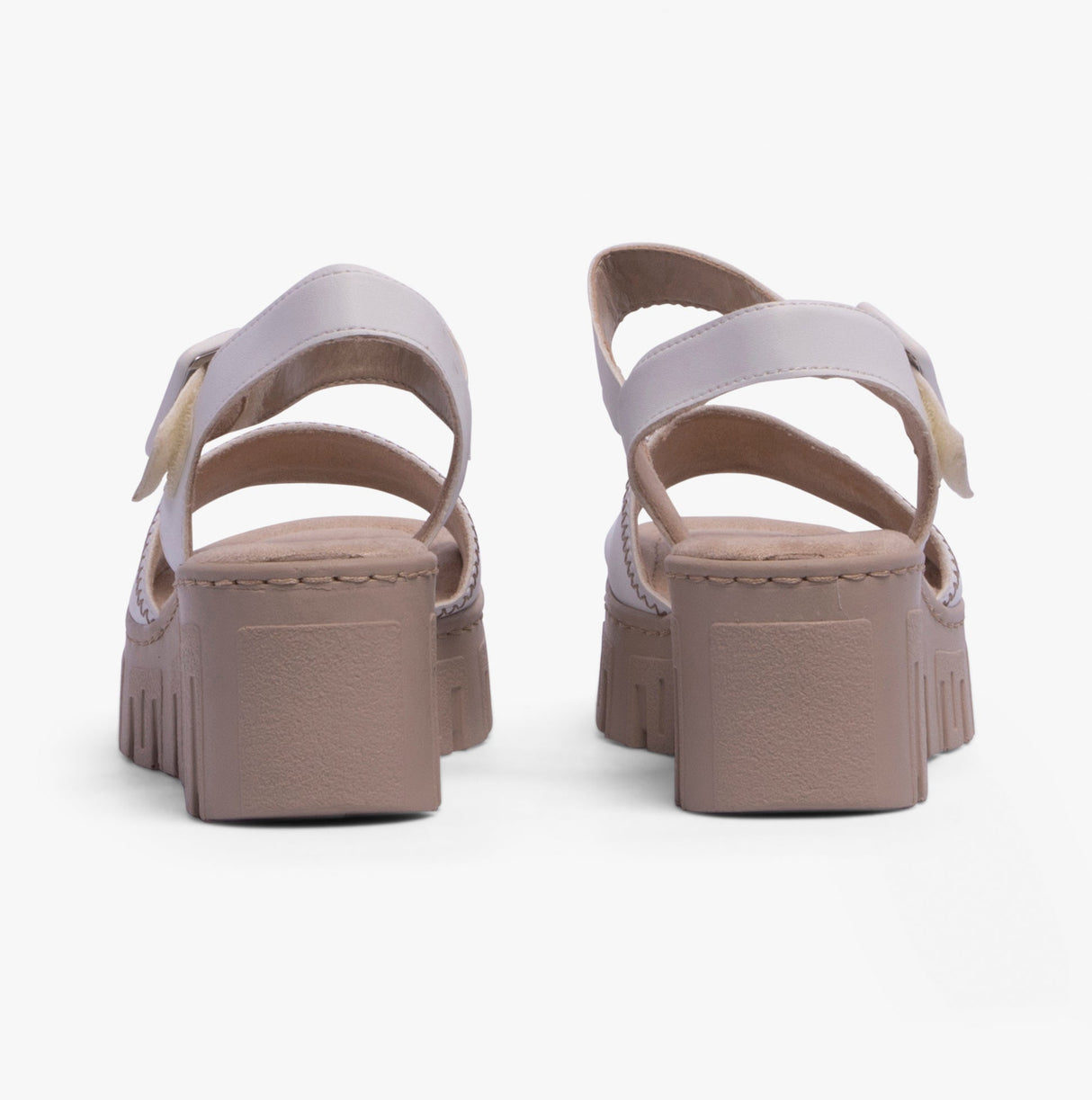 Rieker 68057-80 Womens Sandals White