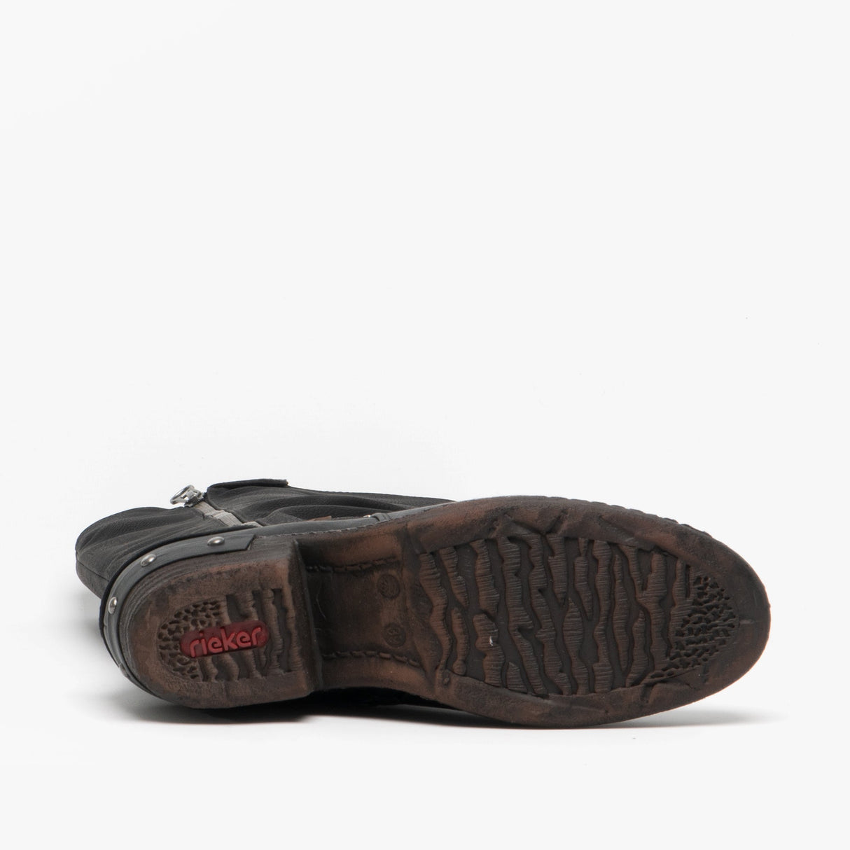 Rieker 93655-00 Womens Knee High Boots Black