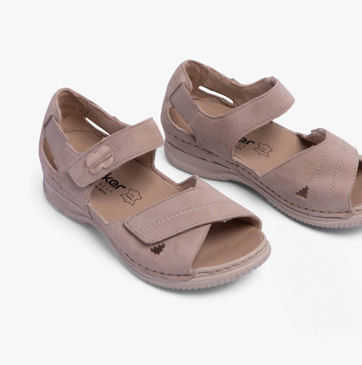 Rieker V7474-60 Womens Sandals Beige