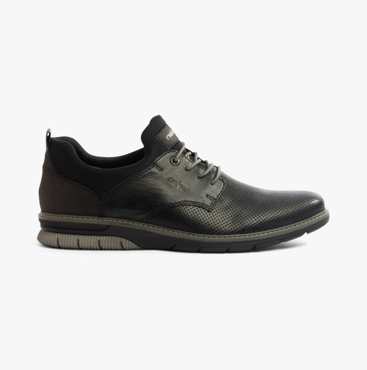 Rieker 14450-00 Mens Shoes Black