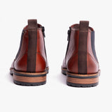 Rieker 14653-24 Mens Leather Boots Brown