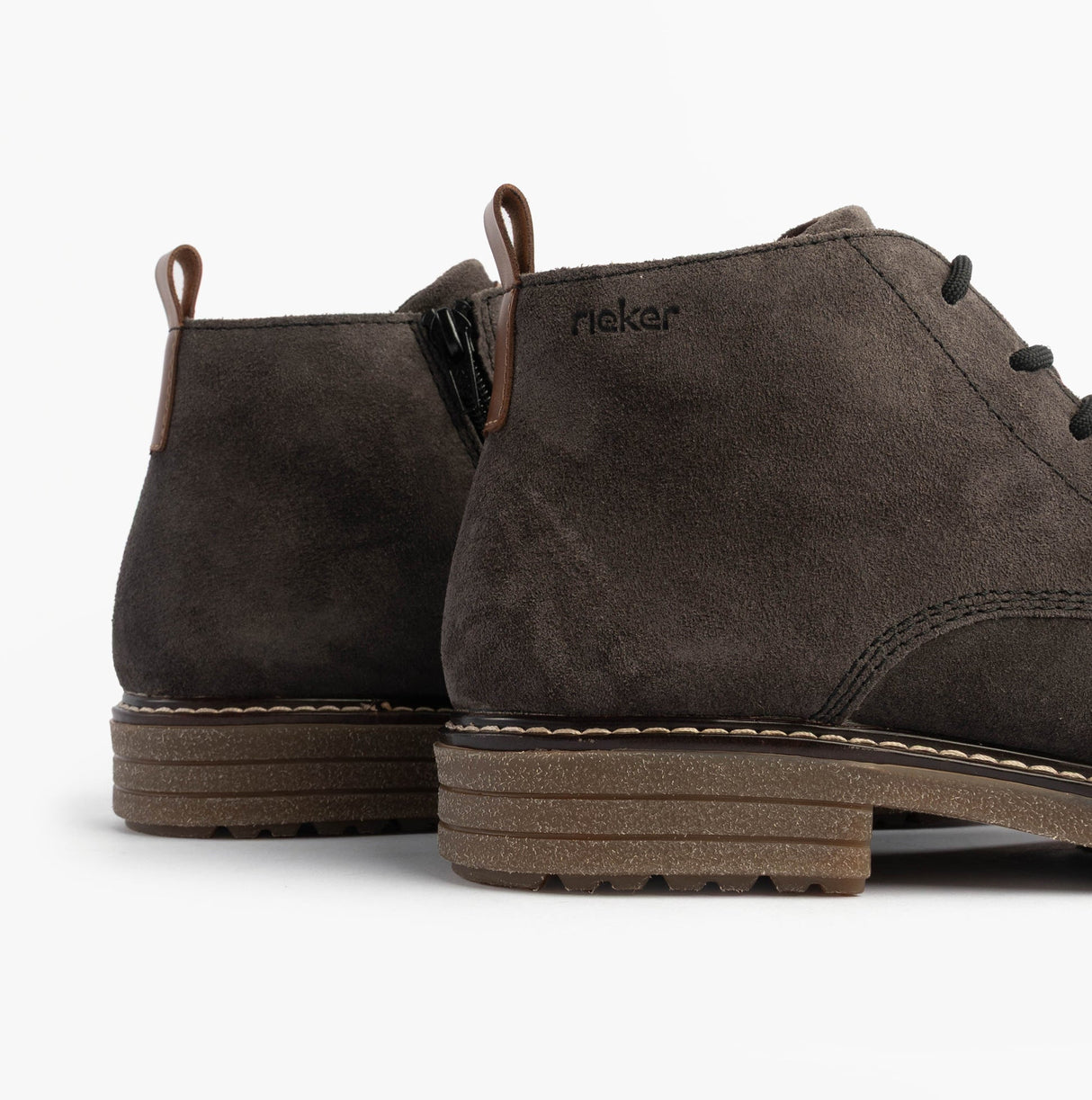 Rieker 33106-45 Mens Boots Grey