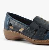Rieker 41385-15 Womens Shoes Blue
