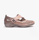 Rieker 413G4-42 Womens Shoes Beige Multi