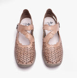 Rieker 413G4-42 Womens Shoes Beige Multi