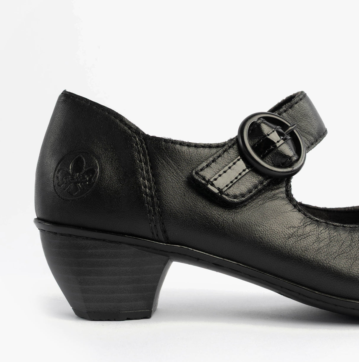 Rieker 41756-00 Womens MAry Jane Shoes Black