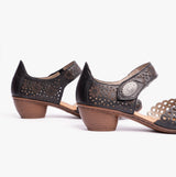 Rieker 43753-00 Womens Shoes Black