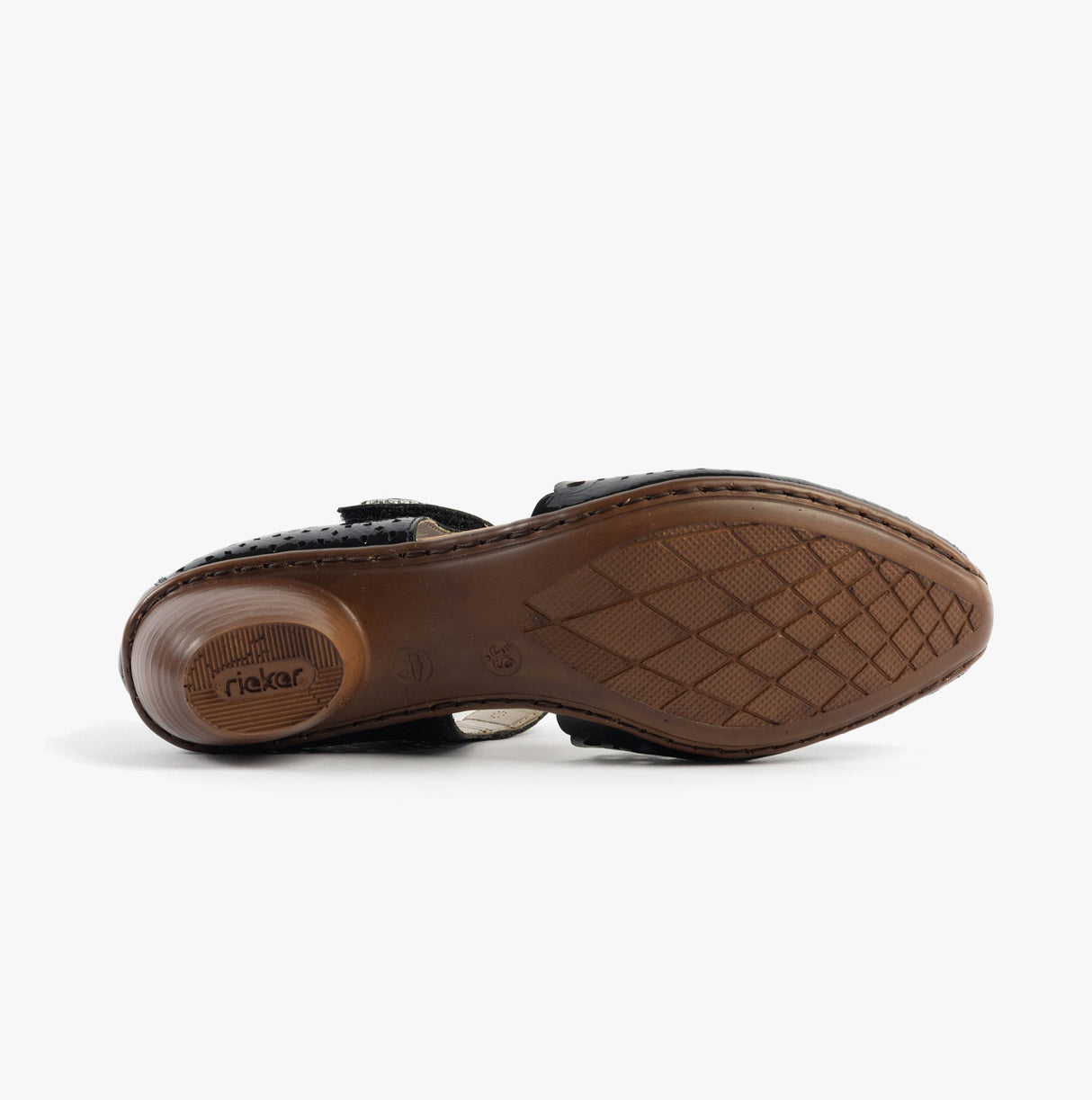 Rieker 43753-02 Womens Shoes Patent Black