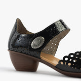 Rieker 43753-02 Womens Shoes Patent Black