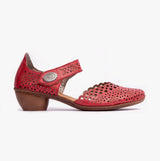 Rieker 43753-33 Womens Shoes Red