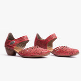 Rieker 43753-33 Womens Shoes Red