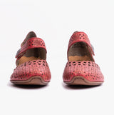 Rieker 43753-33 Womens Shoes Red