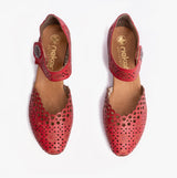 Rieker 43753-33 Womens Shoes Red