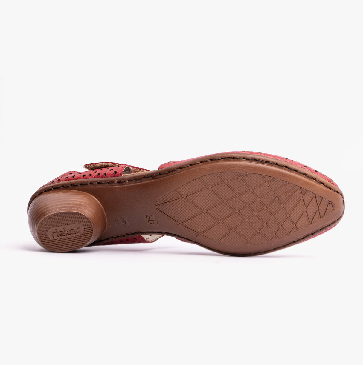 Rieker 43753-33 Womens Shoes Red