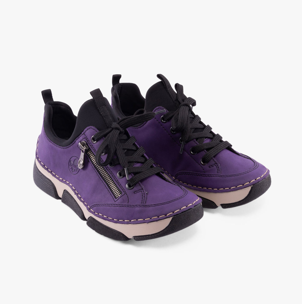 Rieker 45973-30 Womens Shoes Purple