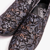 Rieker 48752-90 Womens Shoes Black