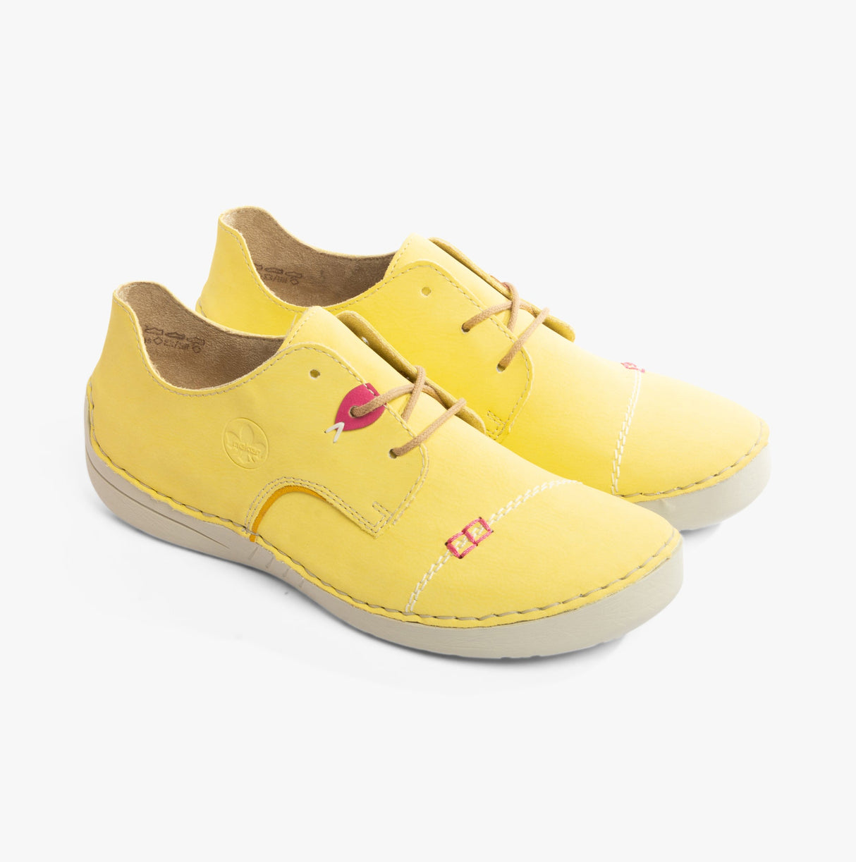 Rieker 52528-68 Womens Shoes Yellow