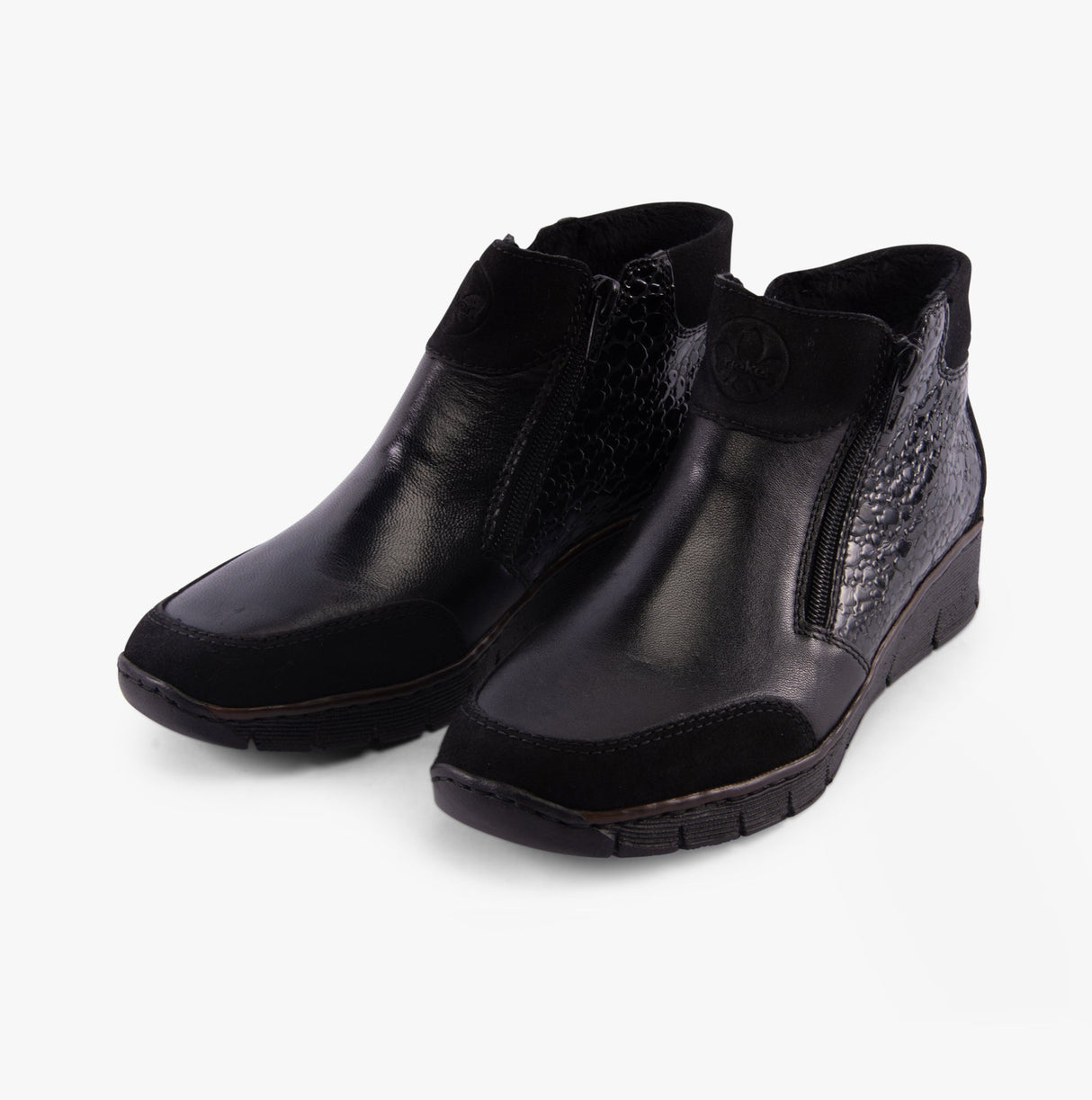 Rieker 53782-00 Womens Boots Black