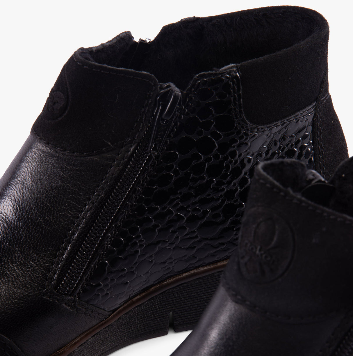 Rieker 53782-00 Womens Boots Black