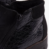 Rieker 53782-00 Womens Boots Black