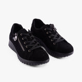 Rieker 59000-00 Womens Shoes Black