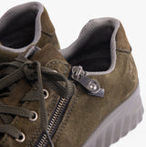 Rieker 59000-54 Womens Shoes Green