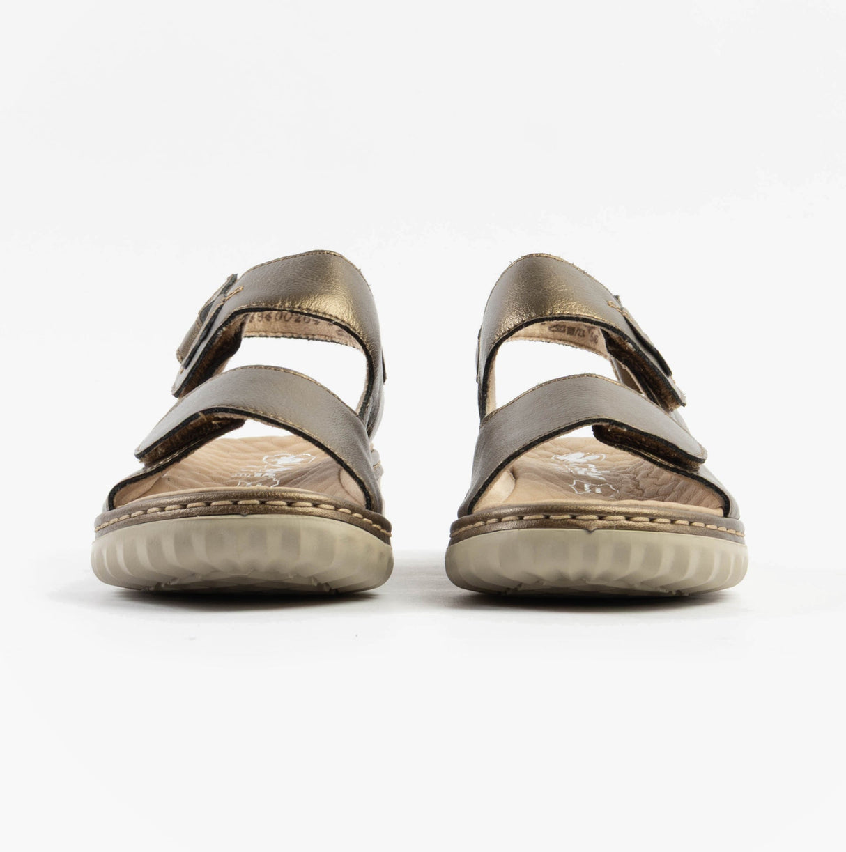 Rieker 60462-90 Womens Sandals Bronze