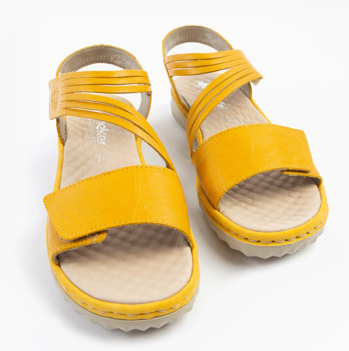 Rieker 60464-68 Womens Sandals Yellow
