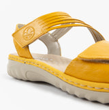 Rieker 60464-68 Womens Sandals Yellow