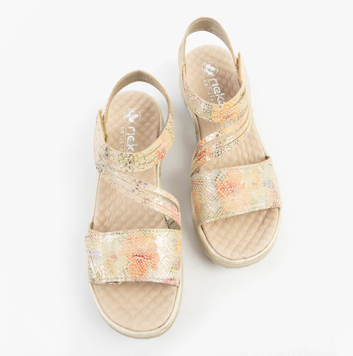 Rieker 60464-90 Womens Sandals Multi