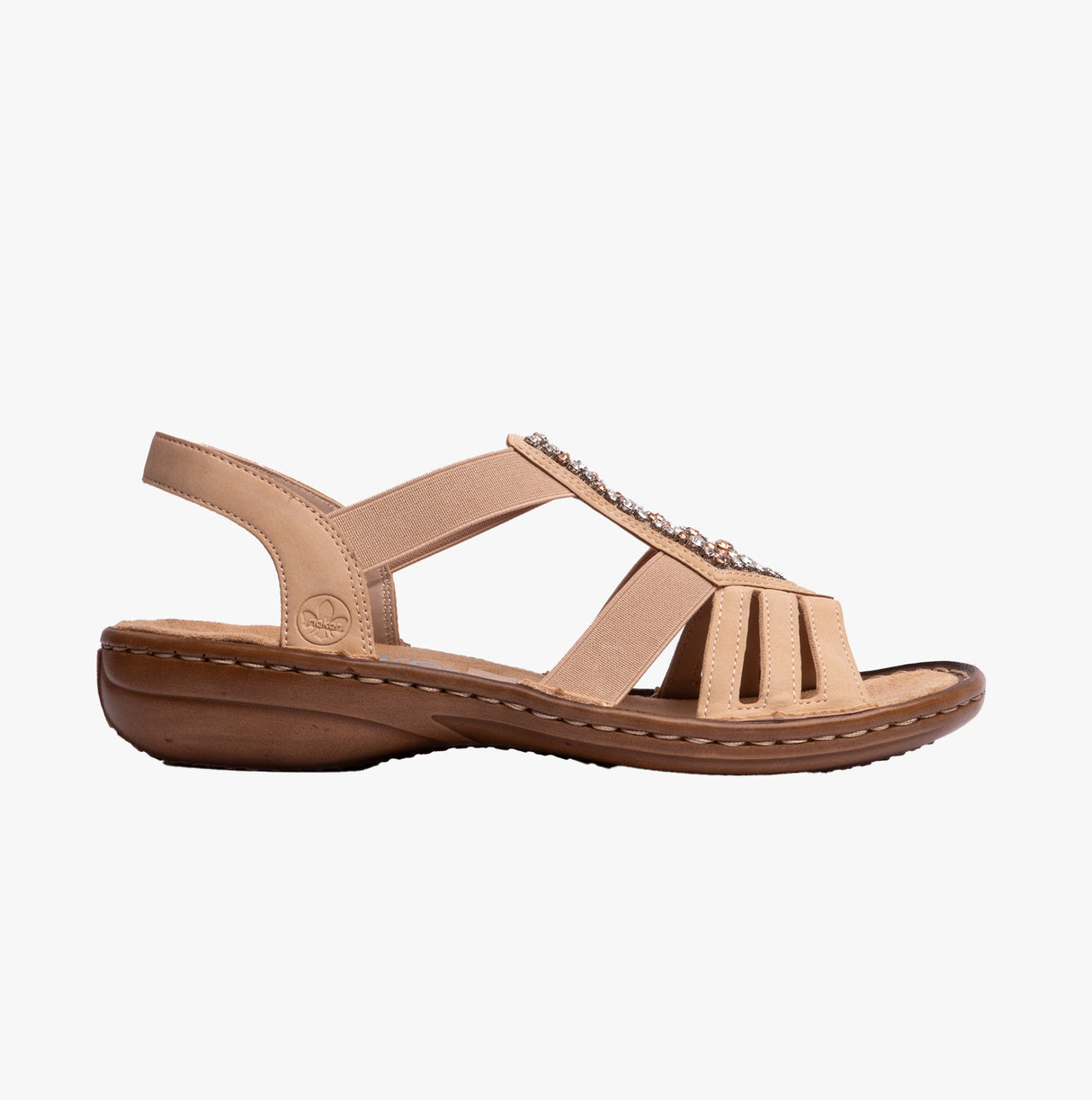 Rieker 60803-20 Womens Sandals Brown