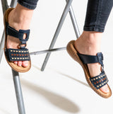 Rieker 60842-14 Womens Sandals Blue