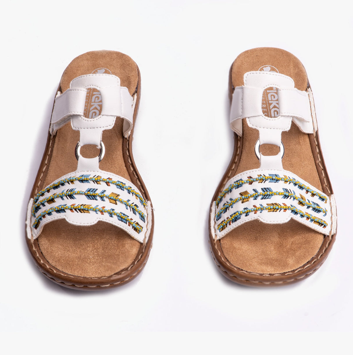 Rieker 60867-80 Womens Sandals White