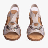 Rieker 60880-90 Womens Sandals Metallic