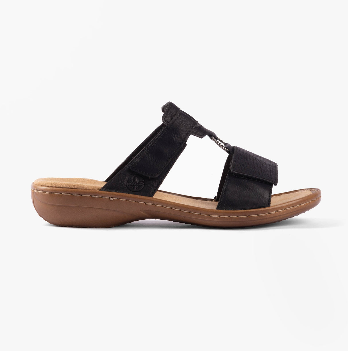 Rieker 60885-00 Womens Sandals Black