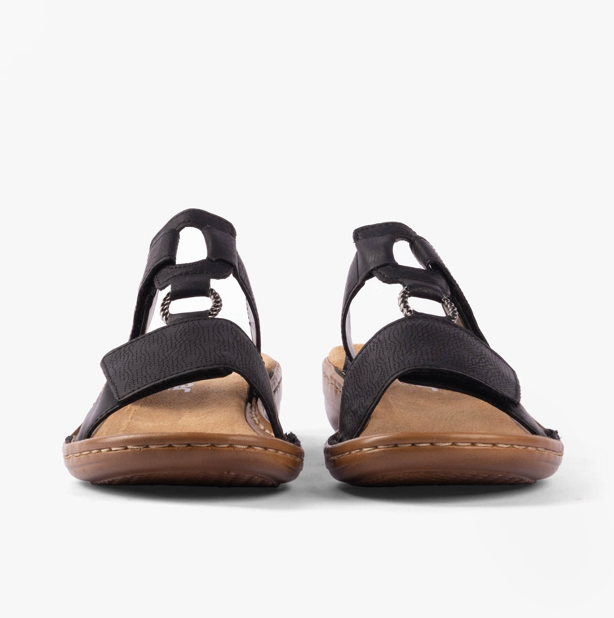 Rieker 60885-00 Womens Sandals Black