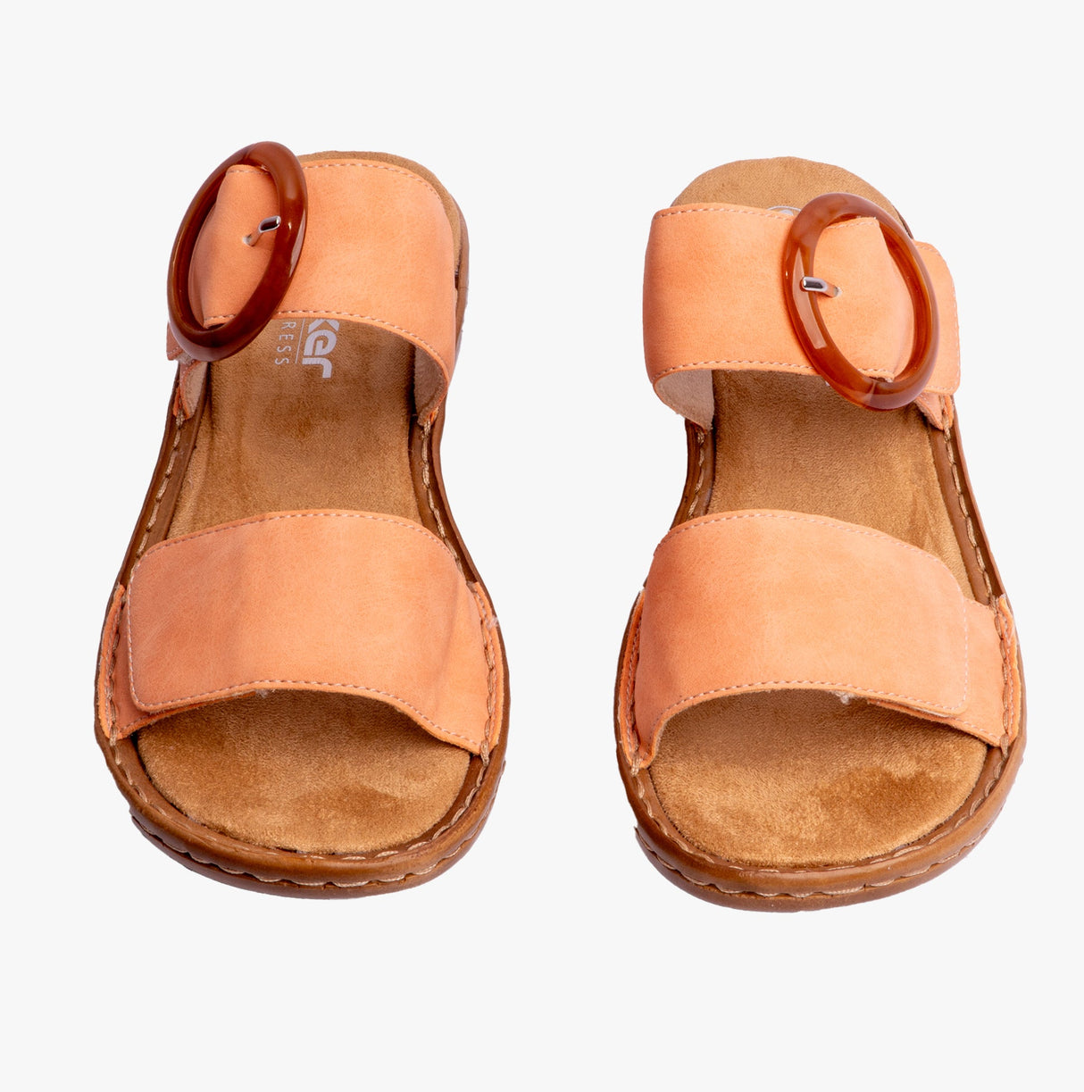 Rieker 60894-38 Womens Sandals Orange