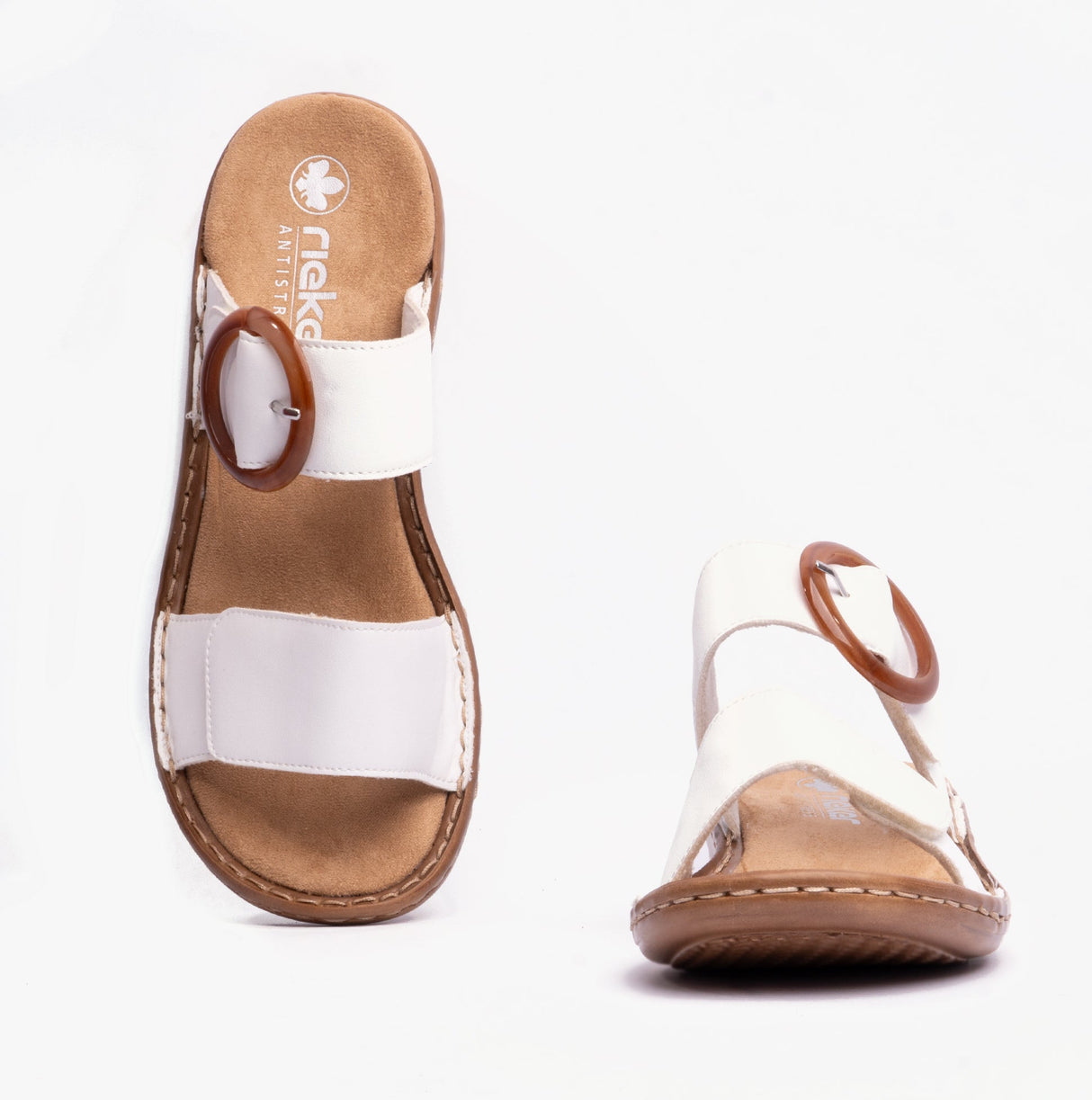 Rieker 60894-80 Womens Sandals White