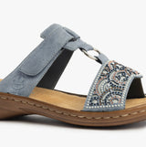 Rieker 608K2-12 Womens Sandals Blue