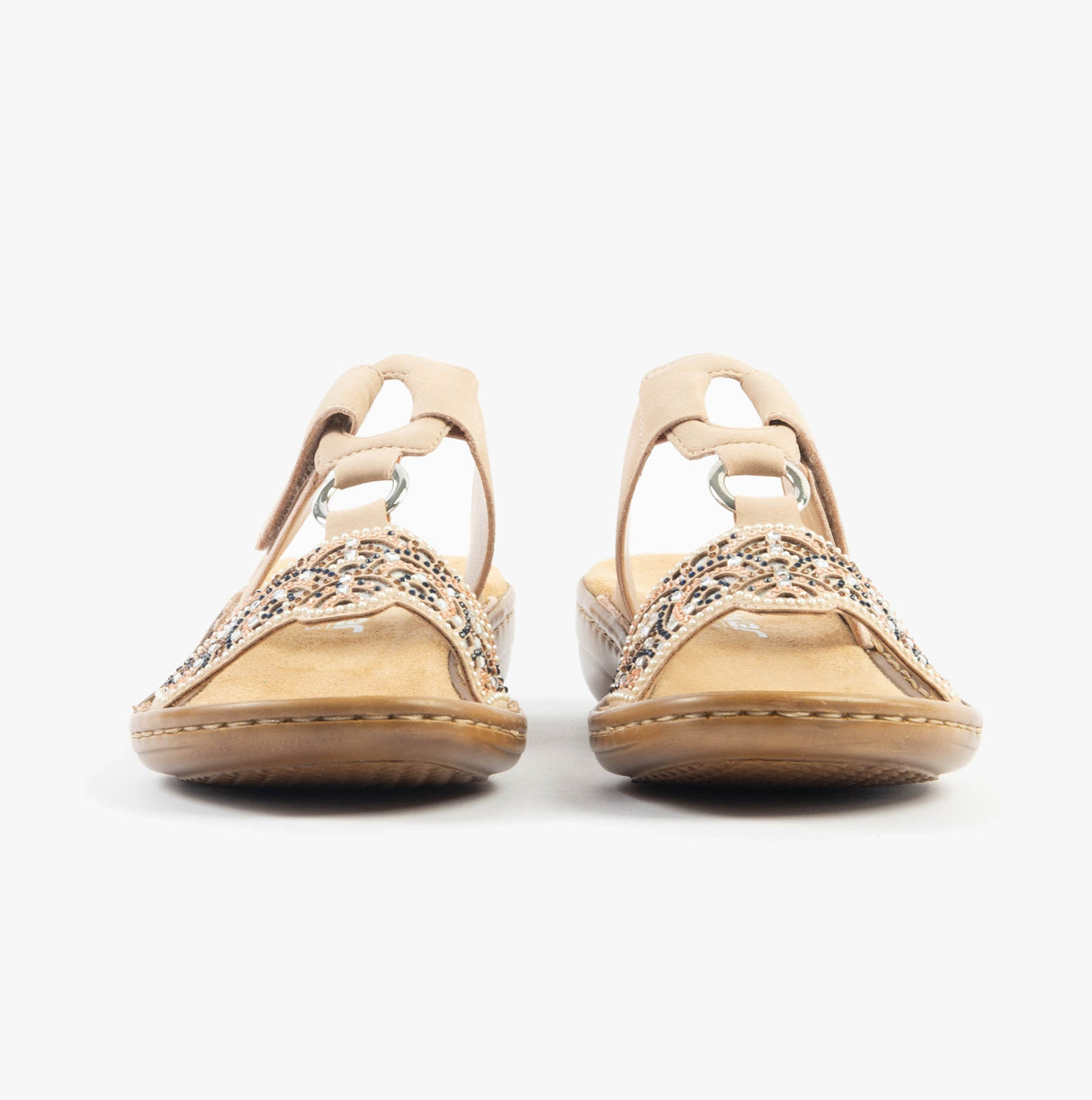 Rieker 608K2-31 Womens Sandals Pink